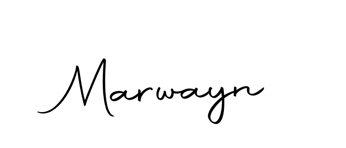 The best way (Autography-DOLnW) to make a short signature is to pick only two or three words in your name. The name Marwayn include a total of six letters. For converting this name. Marwayn signature style 10 images and pictures png