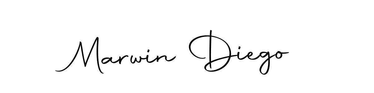 You should practise on your own different ways (Autography-DOLnW) to write your name (Marwin Diego) in signature. don't let someone else do it for you. Marwin Diego signature style 10 images and pictures png