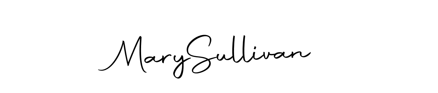 How to make Mary  Sullivan name signature. Use Autography-DOLnW style for creating short signs online. This is the latest handwritten sign. Mary  Sullivan signature style 10 images and pictures png