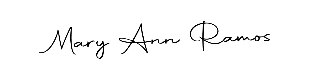 How to make Mary Ann Ramos name signature. Use Autography-DOLnW style for creating short signs online. This is the latest handwritten sign. Mary Ann Ramos signature style 10 images and pictures png