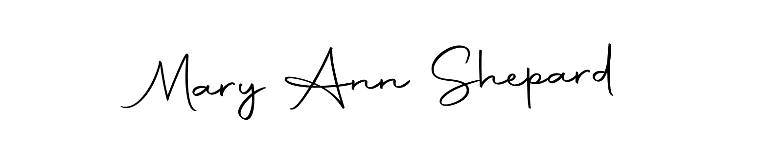 How to make Mary Ann Shepard name signature. Use Autography-DOLnW style for creating short signs online. This is the latest handwritten sign. Mary Ann Shepard signature style 10 images and pictures png