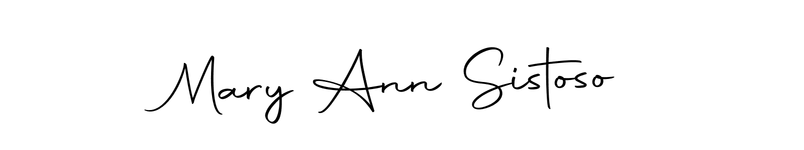 Make a beautiful signature design for name Mary Ann Sistoso. Use this online signature maker to create a handwritten signature for free. Mary Ann Sistoso signature style 10 images and pictures png