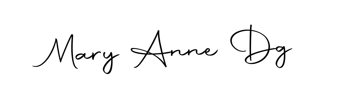 Use a signature maker to create a handwritten signature online. With this signature software, you can design (Autography-DOLnW) your own signature for name Mary Anne Dg. Mary Anne Dg signature style 10 images and pictures png