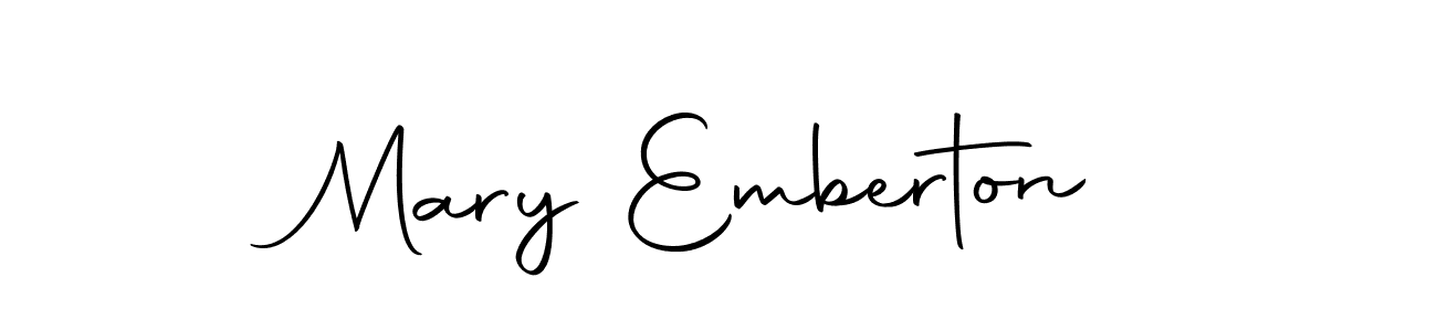 Also we have Mary Emberton name is the best signature style. Create professional handwritten signature collection using Autography-DOLnW autograph style. Mary Emberton signature style 10 images and pictures png