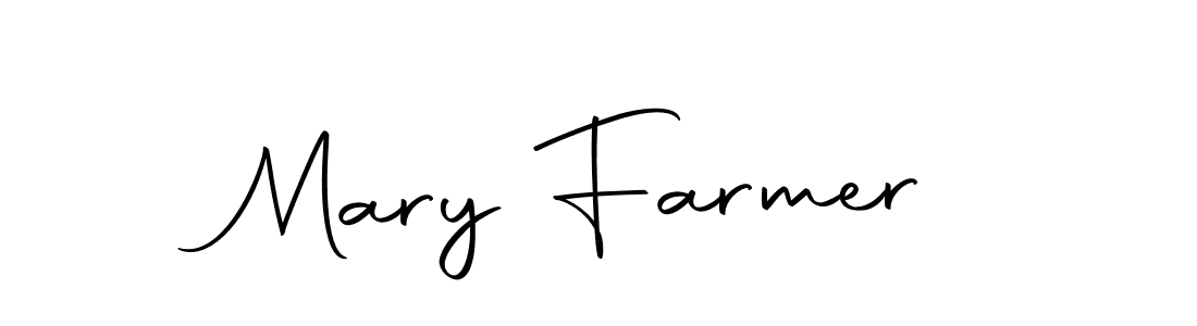 Make a beautiful signature design for name Mary Farmer. With this signature (Autography-DOLnW) style, you can create a handwritten signature for free. Mary Farmer signature style 10 images and pictures png