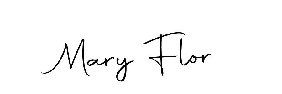 You should practise on your own different ways (Autography-DOLnW) to write your name (Mary Flor) in signature. don't let someone else do it for you. Mary Flor signature style 10 images and pictures png