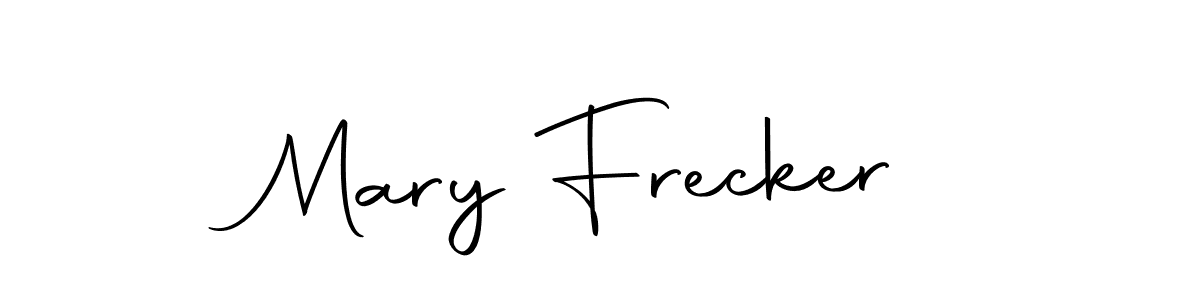 You should practise on your own different ways (Autography-DOLnW) to write your name (Mary Frecker) in signature. don't let someone else do it for you. Mary Frecker signature style 10 images and pictures png