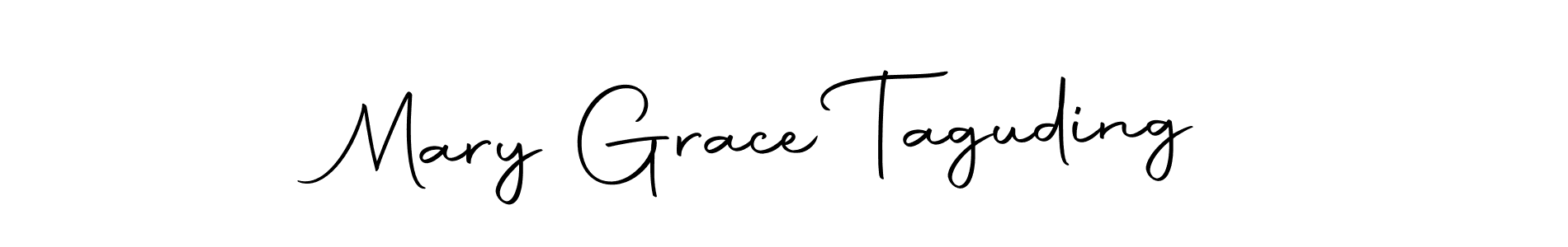 Create a beautiful signature design for name Mary Grace Taguding. With this signature (Autography-DOLnW) fonts, you can make a handwritten signature for free. Mary Grace Taguding signature style 10 images and pictures png