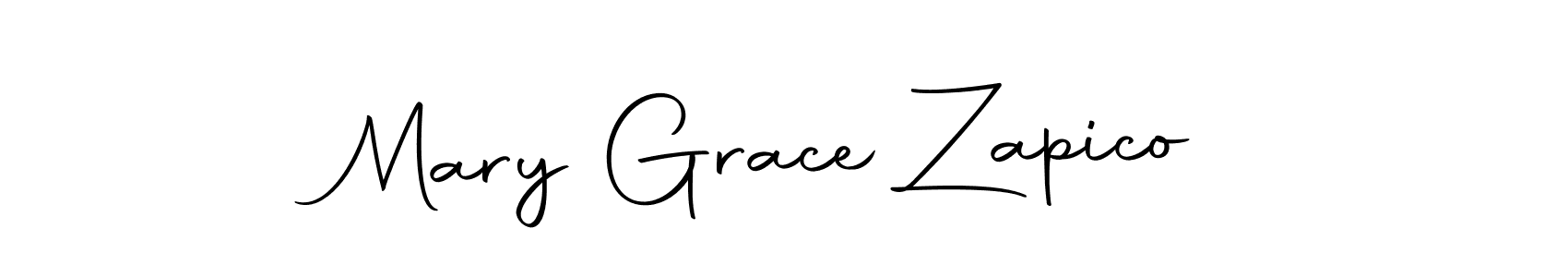 Make a beautiful signature design for name Mary Grace Zapico. With this signature (Autography-DOLnW) style, you can create a handwritten signature for free. Mary Grace Zapico signature style 10 images and pictures png