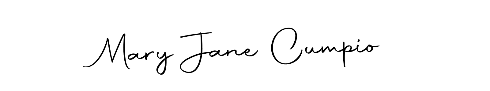 Make a beautiful signature design for name Mary Jane Cumpio. With this signature (Autography-DOLnW) style, you can create a handwritten signature for free. Mary Jane Cumpio signature style 10 images and pictures png