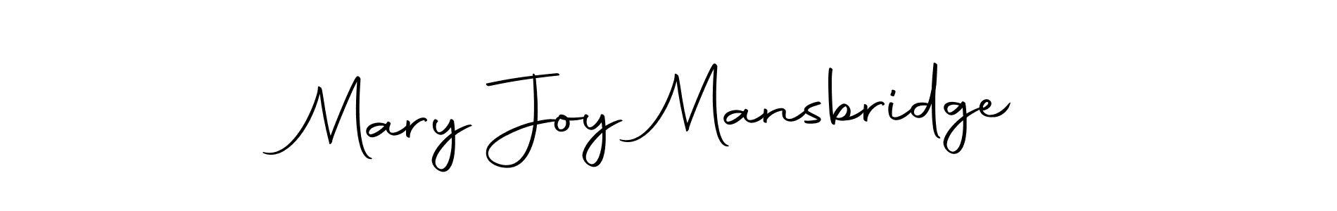 Use a signature maker to create a handwritten signature online. With this signature software, you can design (Autography-DOLnW) your own signature for name Mary Joy Mansbridge. Mary Joy Mansbridge signature style 10 images and pictures png
