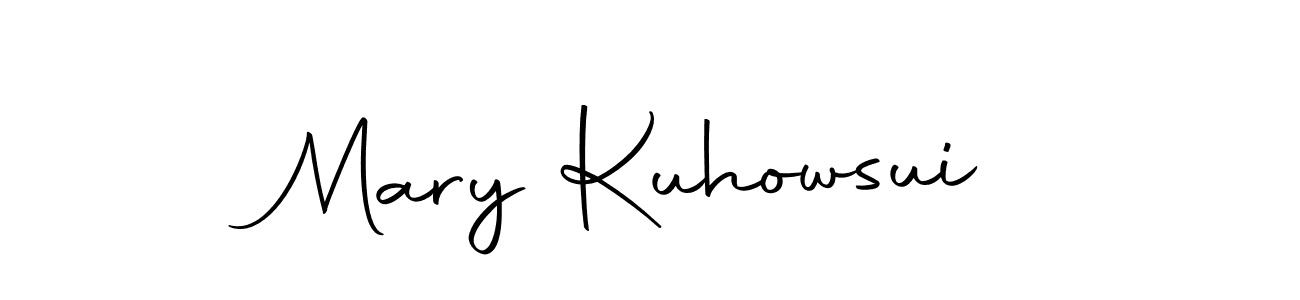 It looks lik you need a new signature style for name Mary Kuhowsui. Design unique handwritten (Autography-DOLnW) signature with our free signature maker in just a few clicks. Mary Kuhowsui signature style 10 images and pictures png