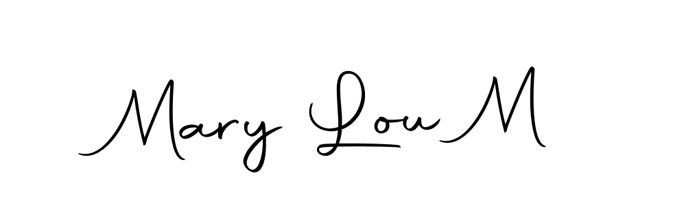 Make a short Mary Lou M signature style. Manage your documents anywhere anytime using Autography-DOLnW. Create and add eSignatures, submit forms, share and send files easily. Mary Lou M signature style 10 images and pictures png