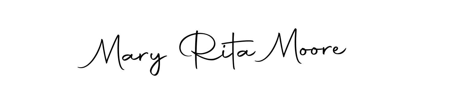 Also we have Mary Rita Moore name is the best signature style. Create professional handwritten signature collection using Autography-DOLnW autograph style. Mary Rita Moore signature style 10 images and pictures png