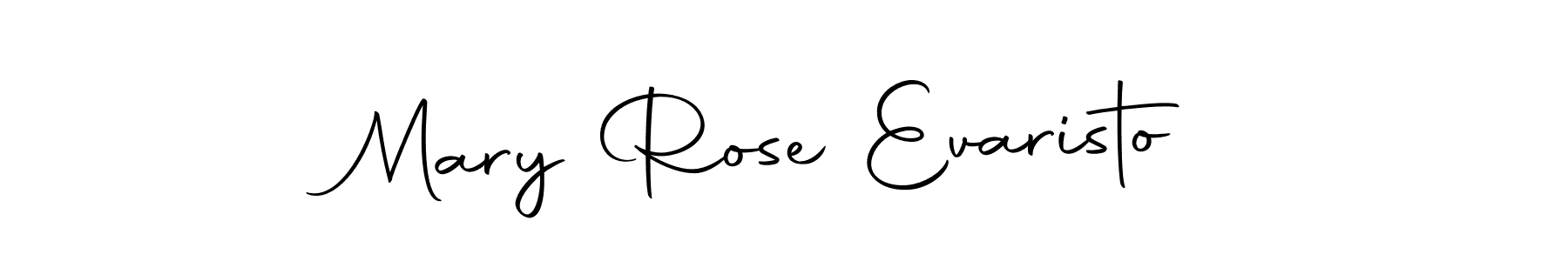 Create a beautiful signature design for name Mary Rose Evaristo. With this signature (Autography-DOLnW) fonts, you can make a handwritten signature for free. Mary Rose Evaristo signature style 10 images and pictures png