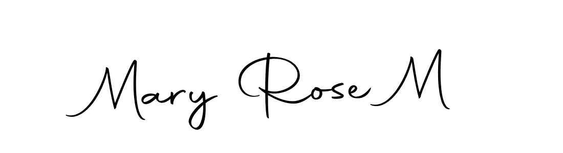 Make a beautiful signature design for name Mary Rose M. Use this online signature maker to create a handwritten signature for free. Mary Rose M signature style 10 images and pictures png