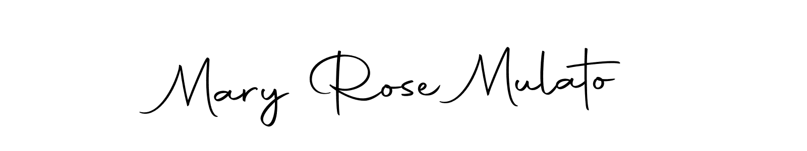 How to make Mary Rose Mulato name signature. Use Autography-DOLnW style for creating short signs online. This is the latest handwritten sign. Mary Rose Mulato signature style 10 images and pictures png