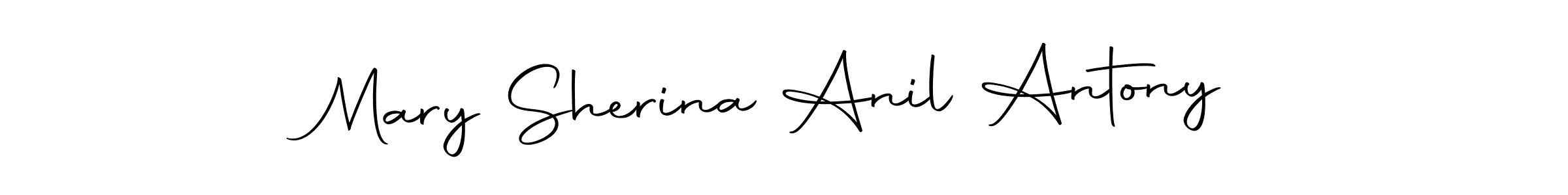 How to make Mary Sherina Anil Antony signature? Autography-DOLnW is a professional autograph style. Create handwritten signature for Mary Sherina Anil Antony name. Mary Sherina Anil Antony signature style 10 images and pictures png