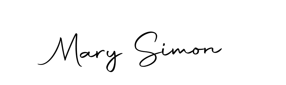 You should practise on your own different ways (Autography-DOLnW) to write your name (Mary Simon) in signature. don't let someone else do it for you. Mary Simon signature style 10 images and pictures png