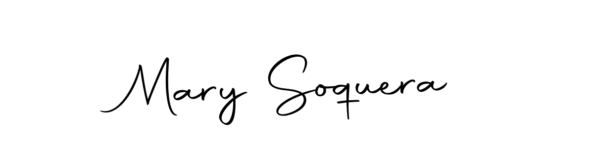 Create a beautiful signature design for name Mary Soquera. With this signature (Autography-DOLnW) fonts, you can make a handwritten signature for free. Mary Soquera signature style 10 images and pictures png