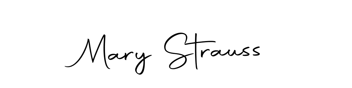 Make a beautiful signature design for name Mary Strauss. With this signature (Autography-DOLnW) style, you can create a handwritten signature for free. Mary Strauss signature style 10 images and pictures png
