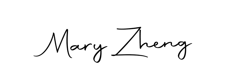 Mary Zheng stylish signature style. Best Handwritten Sign (Autography-DOLnW) for my name. Handwritten Signature Collection Ideas for my name Mary Zheng. Mary Zheng signature style 10 images and pictures png