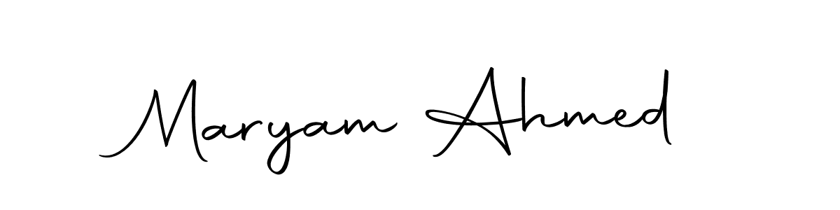 Make a beautiful signature design for name Maryam Ahmed. Use this online signature maker to create a handwritten signature for free. Maryam Ahmed signature style 10 images and pictures png