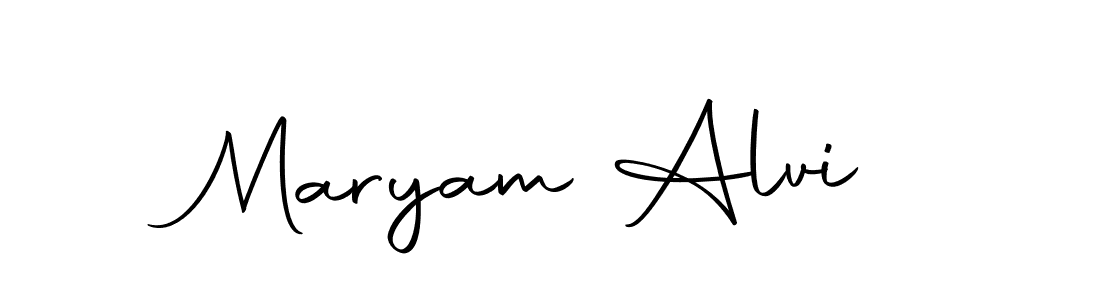 Use a signature maker to create a handwritten signature online. With this signature software, you can design (Autography-DOLnW) your own signature for name Maryam Alvi. Maryam Alvi signature style 10 images and pictures png