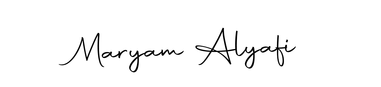 Maryam Alyafi stylish signature style. Best Handwritten Sign (Autography-DOLnW) for my name. Handwritten Signature Collection Ideas for my name Maryam Alyafi. Maryam Alyafi signature style 10 images and pictures png