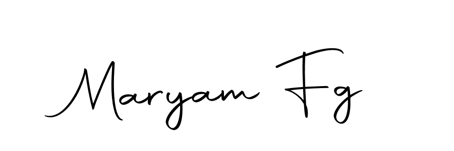 Use a signature maker to create a handwritten signature online. With this signature software, you can design (Autography-DOLnW) your own signature for name Maryam Fg. Maryam Fg signature style 10 images and pictures png