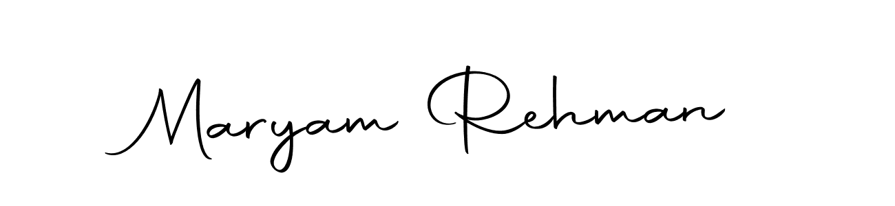 It looks lik you need a new signature style for name Maryam Rehman. Design unique handwritten (Autography-DOLnW) signature with our free signature maker in just a few clicks. Maryam Rehman signature style 10 images and pictures png