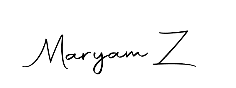 Maryam Z stylish signature style. Best Handwritten Sign (Autography-DOLnW) for my name. Handwritten Signature Collection Ideas for my name Maryam Z. Maryam Z signature style 10 images and pictures png