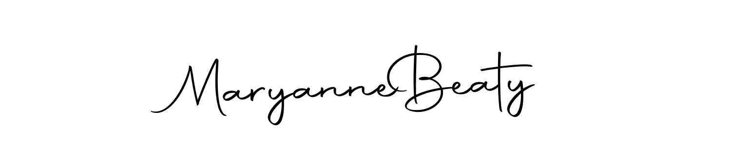 Design your own signature with our free online signature maker. With this signature software, you can create a handwritten (Autography-DOLnW) signature for name Maryanne  Beaty. Maryanne  Beaty signature style 10 images and pictures png