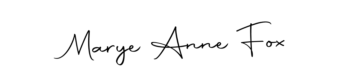 Use a signature maker to create a handwritten signature online. With this signature software, you can design (Autography-DOLnW) your own signature for name Marye Anne Fox. Marye Anne Fox signature style 10 images and pictures png