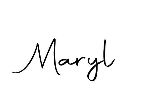 Design your own signature with our free online signature maker. With this signature software, you can create a handwritten (Autography-DOLnW) signature for name Maryl. Maryl signature style 10 images and pictures png