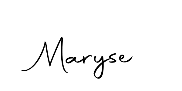 Create a beautiful signature design for name Maryse. With this signature (Autography-DOLnW) fonts, you can make a handwritten signature for free. Maryse signature style 10 images and pictures png