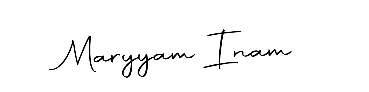 Once you've used our free online signature maker to create your best signature Autography-DOLnW style, it's time to enjoy all of the benefits that Maryyam Inam name signing documents. Maryyam Inam signature style 10 images and pictures png