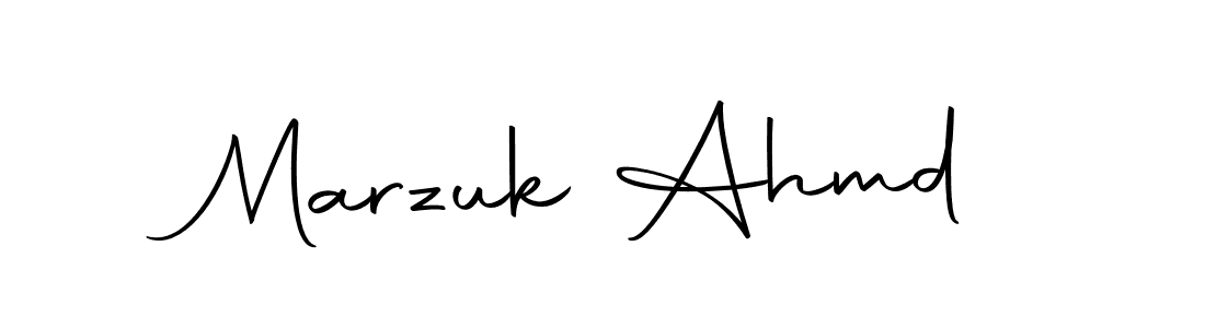 Marzuk Ahmd stylish signature style. Best Handwritten Sign (Autography-DOLnW) for my name. Handwritten Signature Collection Ideas for my name Marzuk Ahmd. Marzuk Ahmd signature style 10 images and pictures png