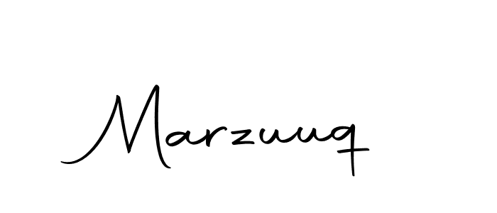 How to make Marzuuq name signature. Use Autography-DOLnW style for creating short signs online. This is the latest handwritten sign. Marzuuq signature style 10 images and pictures png