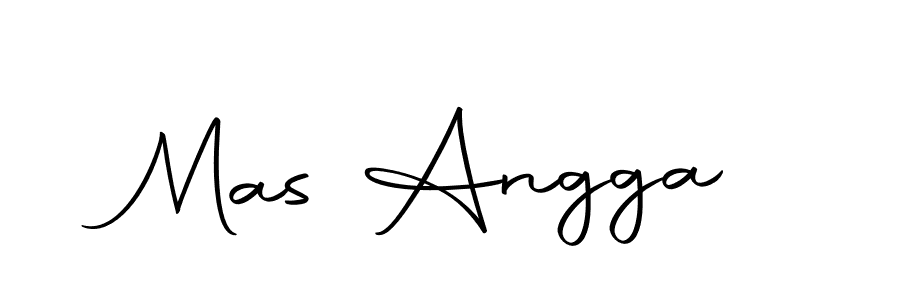 Create a beautiful signature design for name Mas Angga. With this signature (Autography-DOLnW) fonts, you can make a handwritten signature for free. Mas Angga signature style 10 images and pictures png