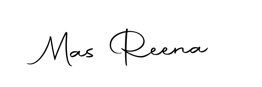 Mas Reena stylish signature style. Best Handwritten Sign (Autography-DOLnW) for my name. Handwritten Signature Collection Ideas for my name Mas Reena. Mas Reena signature style 10 images and pictures png