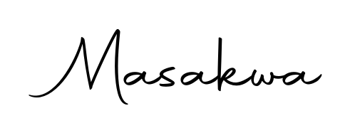 Download transparent PNG signature for name Masakwa styled with Autography-DOLnW font. Ready to paste directly into PDF and Word agreements. Masakwa signature style 10 images and pictures png