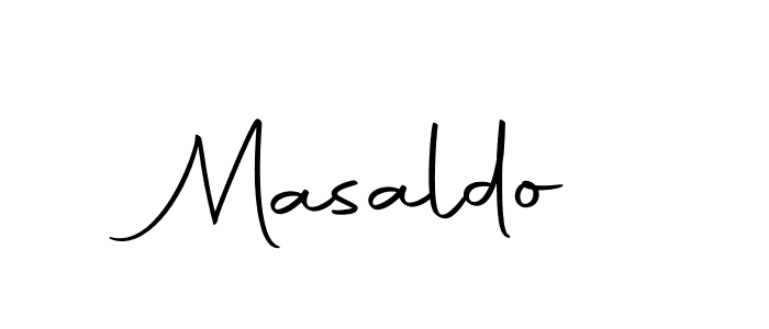 Make a beautiful signature design for name Masaldo. With this signature (Autography-DOLnW) style, you can create a handwritten signature for free. Masaldo signature style 10 images and pictures png