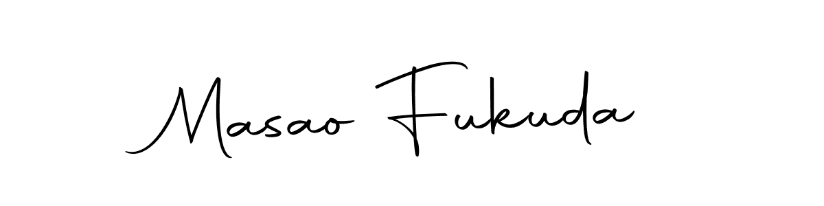 Create a beautiful signature design for name Masao Fukuda. With this signature (Autography-DOLnW) fonts, you can make a handwritten signature for free. Masao Fukuda signature style 10 images and pictures png