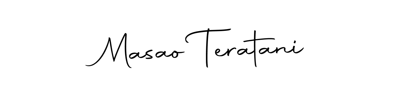 You can use this online signature creator to create a handwritten signature for the name Masao Teratani. This is the best online autograph maker. Masao Teratani signature style 10 images and pictures png