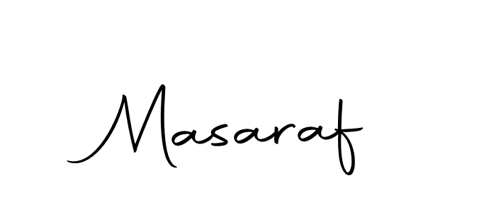 How to make Masaraf signature? Autography-DOLnW is a professional autograph style. Create handwritten signature for Masaraf name. Masaraf signature style 10 images and pictures png