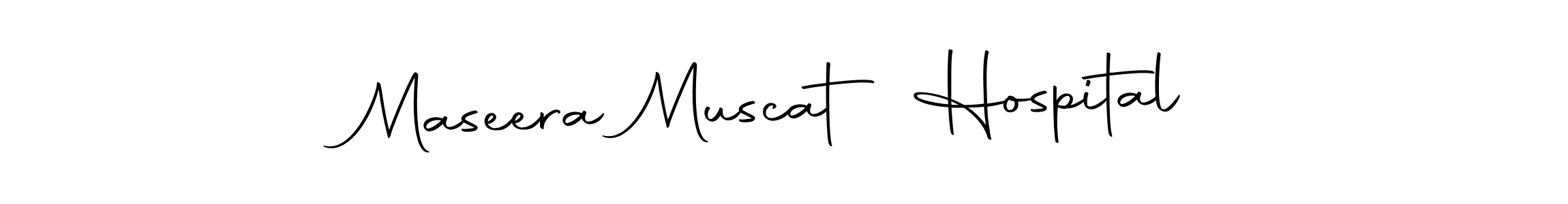 Design your own signature with our free online signature maker. With this signature software, you can create a handwritten (Autography-DOLnW) signature for name Maseera Muscat Hospital. Maseera Muscat Hospital signature style 10 images and pictures png