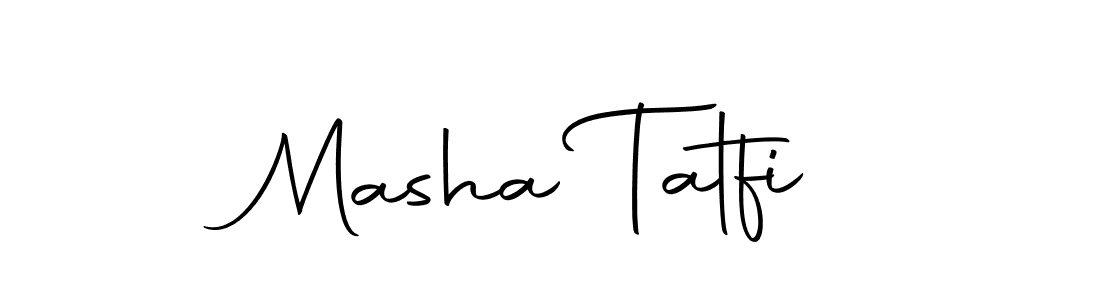 It looks lik you need a new signature style for name Masha Tatfi. Design unique handwritten (Autography-DOLnW) signature with our free signature maker in just a few clicks. Masha Tatfi signature style 10 images and pictures png