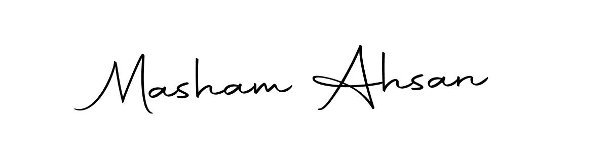 How to make Masham Ahsan signature? Autography-DOLnW is a professional autograph style. Create handwritten signature for Masham Ahsan name. Masham Ahsan signature style 10 images and pictures png