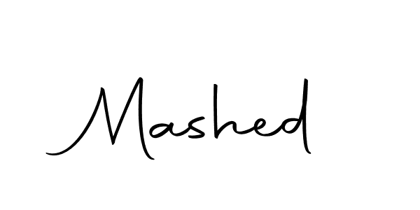 Use a signature maker to create a handwritten signature online. With this signature software, you can design (Autography-DOLnW) your own signature for name Mashed. Mashed signature style 10 images and pictures png